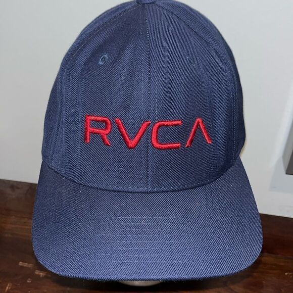 RVCA CM-CA Adjustable Snapback Gray OSFA Acrylic Wool Hat Mid-Fit Cap Hat NWOT - Picture 1 of 7